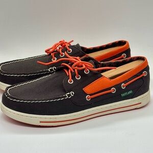 Eastland Adventure MLB Baltimore Orioles Canvas Boat Shoe Brown Men